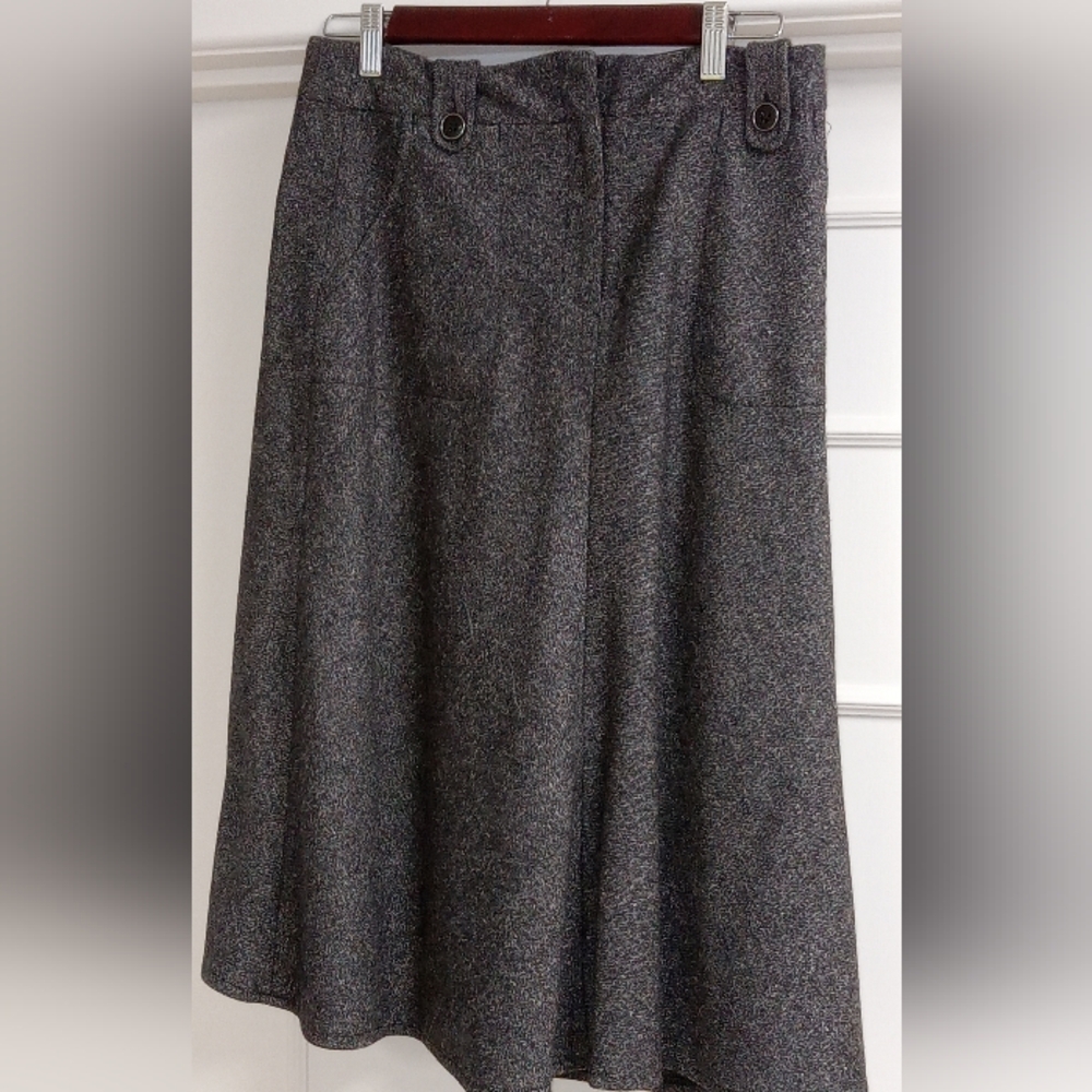 Gerard Darel Gray Wool Blend Skirt